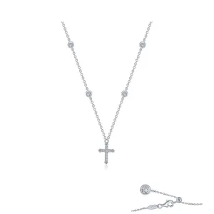 0.41 CTW Cross Necklace