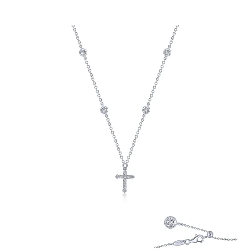 0.41 CTW Cross Necklace