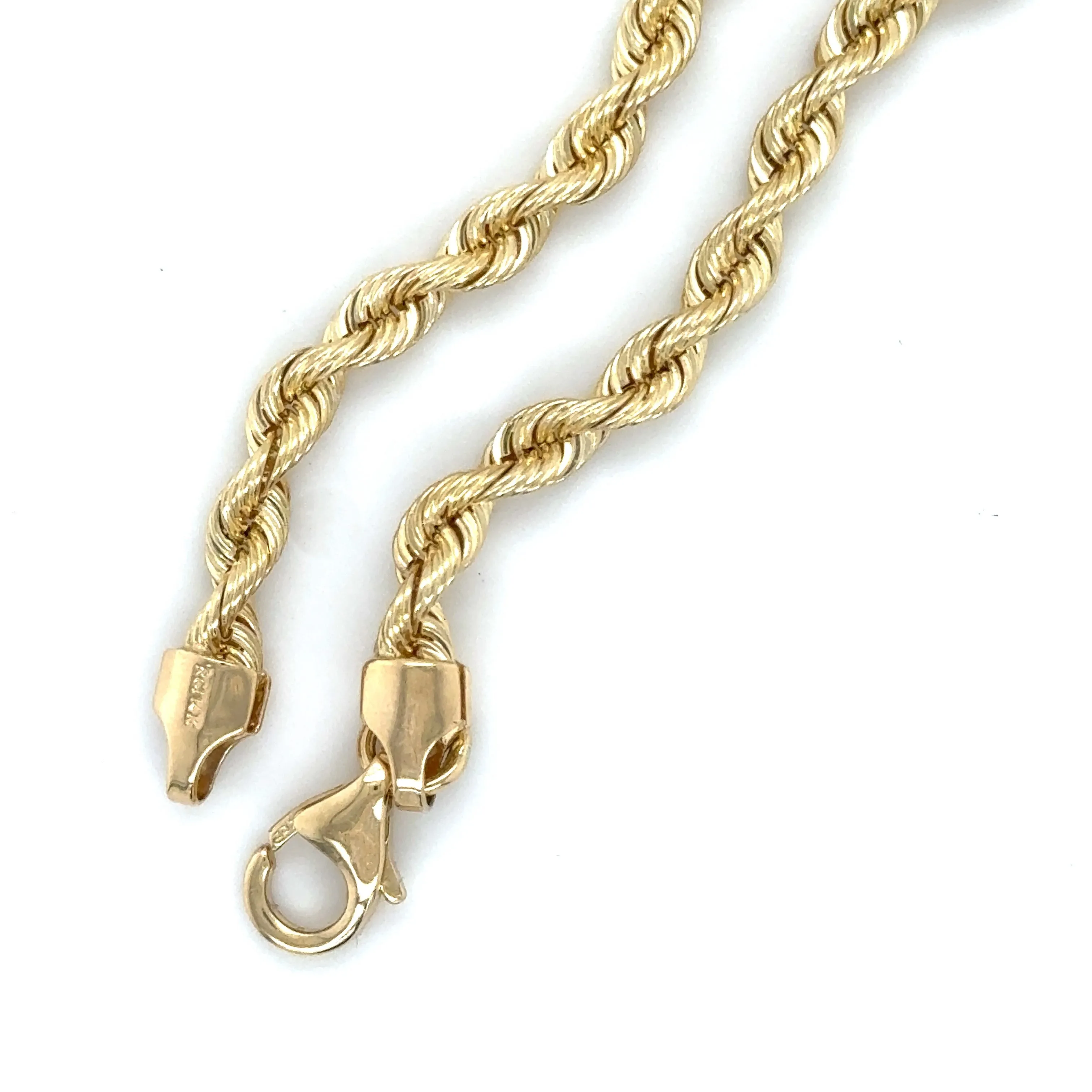 14K Gold Twist Rope Chain