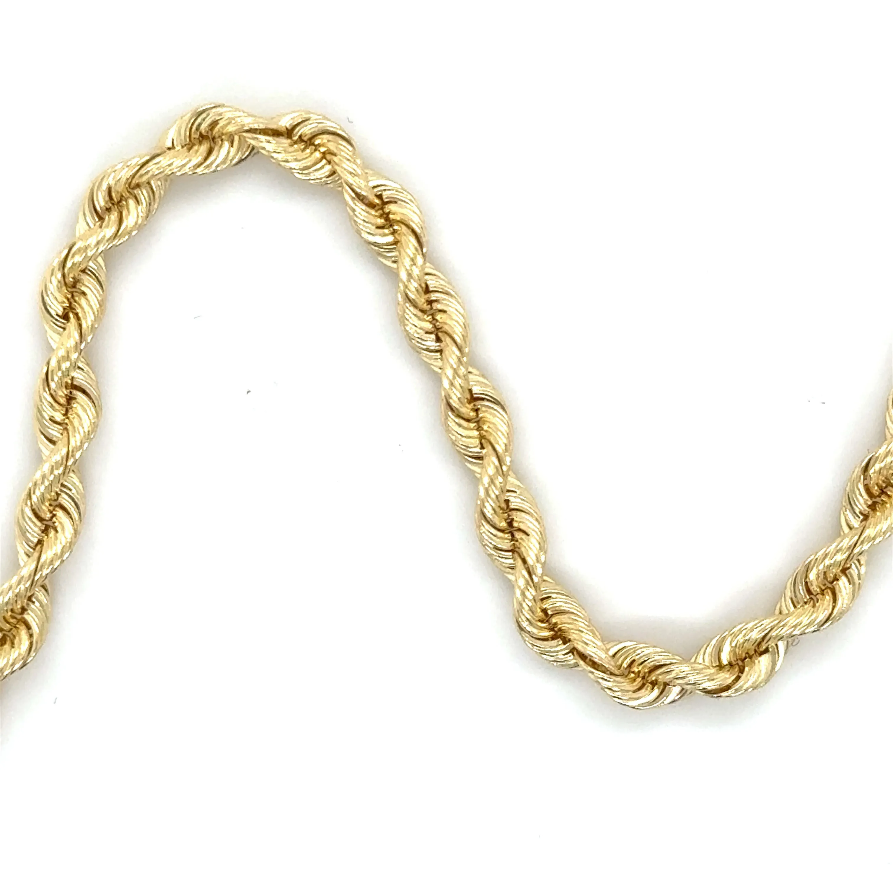 14K Gold Twist Rope Chain