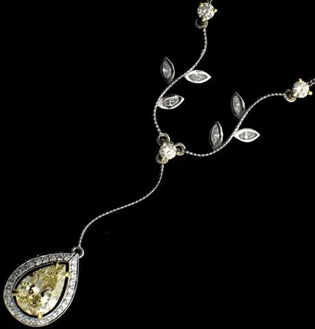 18K Platinum Master Piece Diamond Necklace