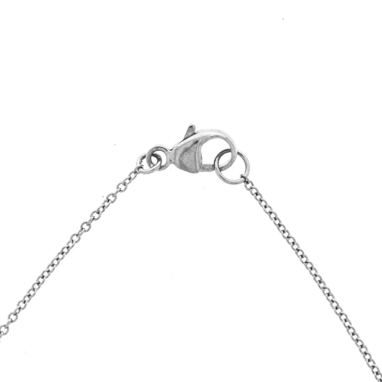 18K Yellow Gold Platinum Sapphire and Diamond Necklace
