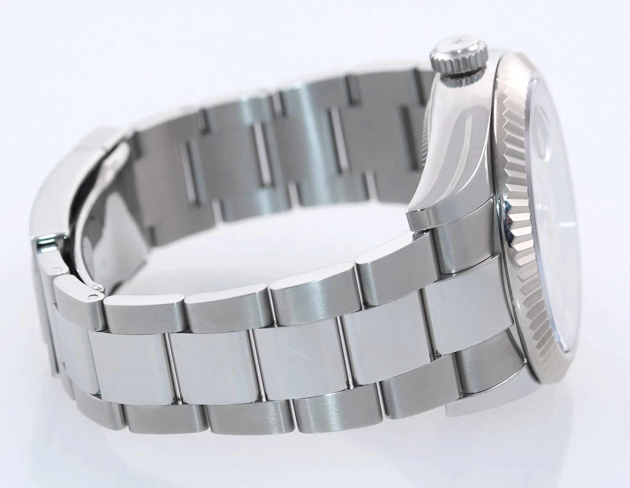 2021 Rolex Sky-Dweller Steel White Gold Fluted Bezel 326934 42mm Watch Box
