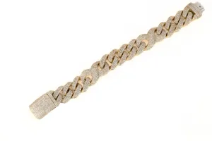 21mm custom Infinity Cuban Link Bracelet