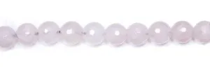 8mm Rose Quartz  Round with 2.5mm Hole (aprox 26)
