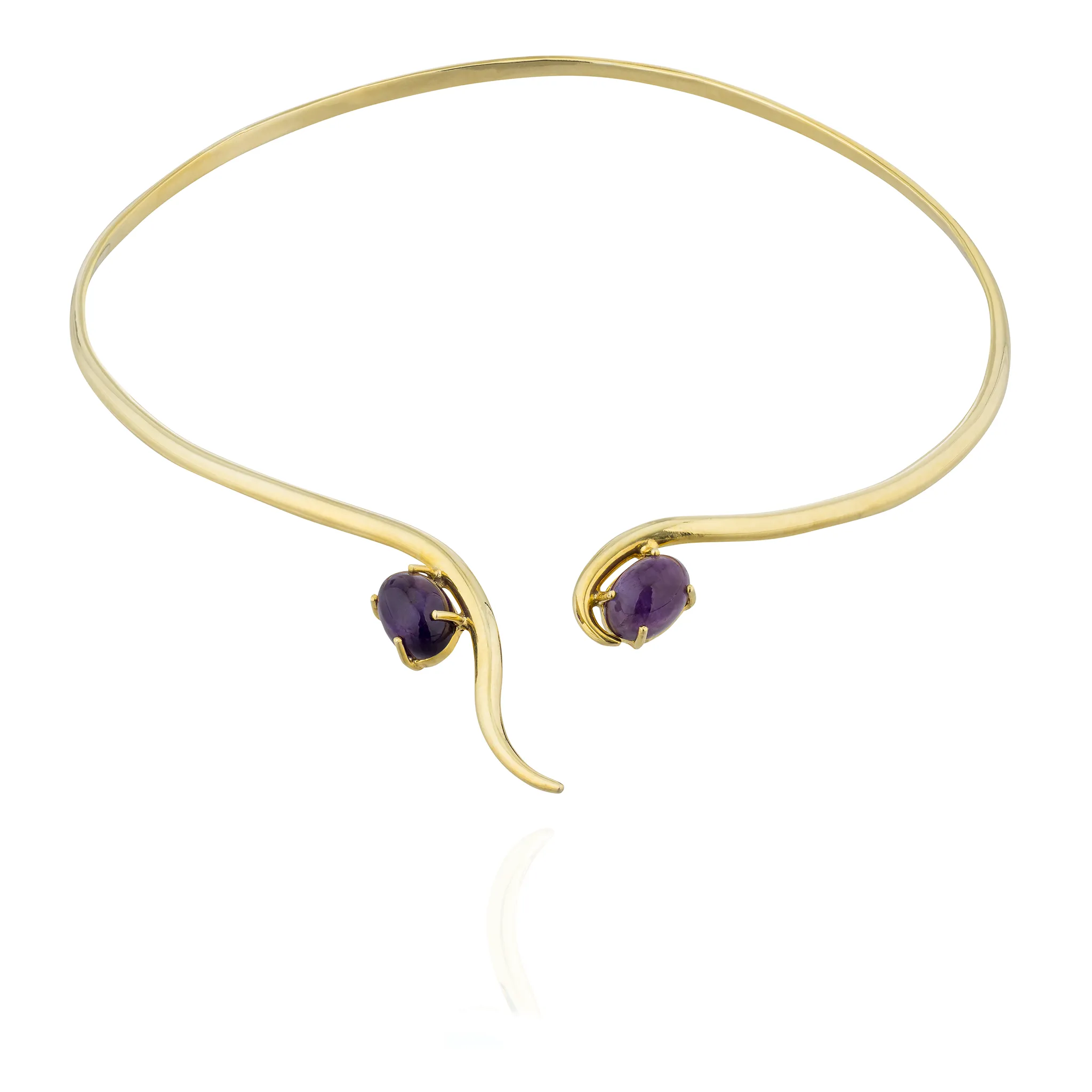 925 Silver Caramelo Necklace with Amethyst