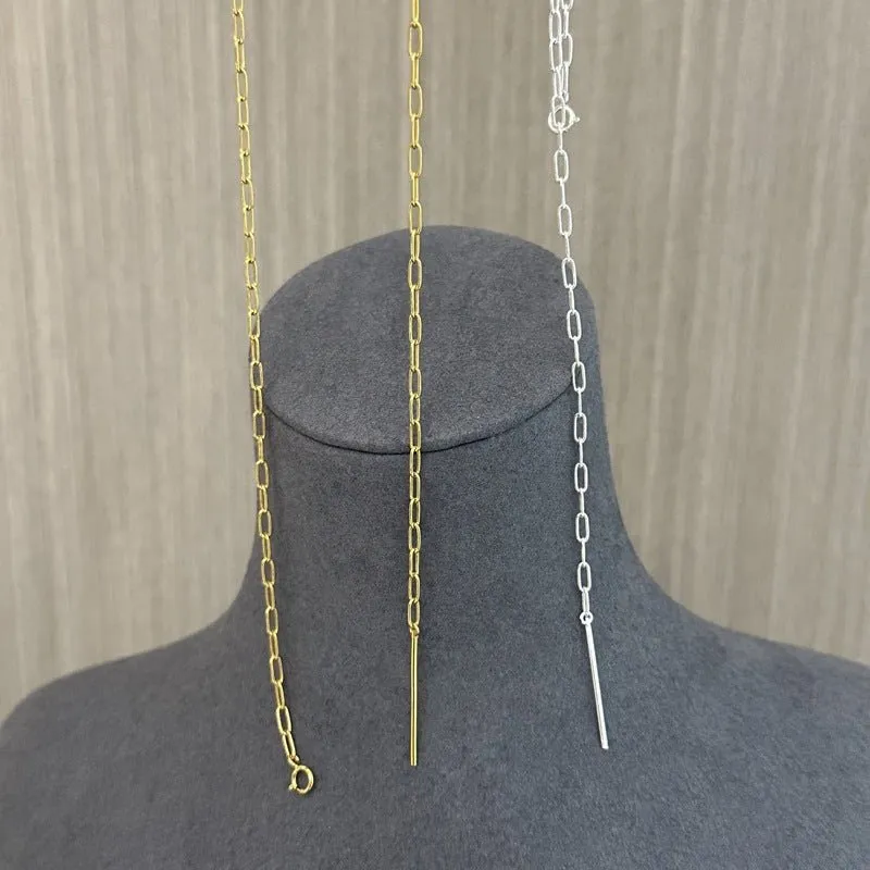925 Sterling Silver Frosted Love Necklaces