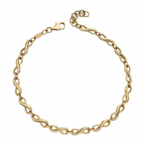 9ct Gold Forever Infinity Bracelet