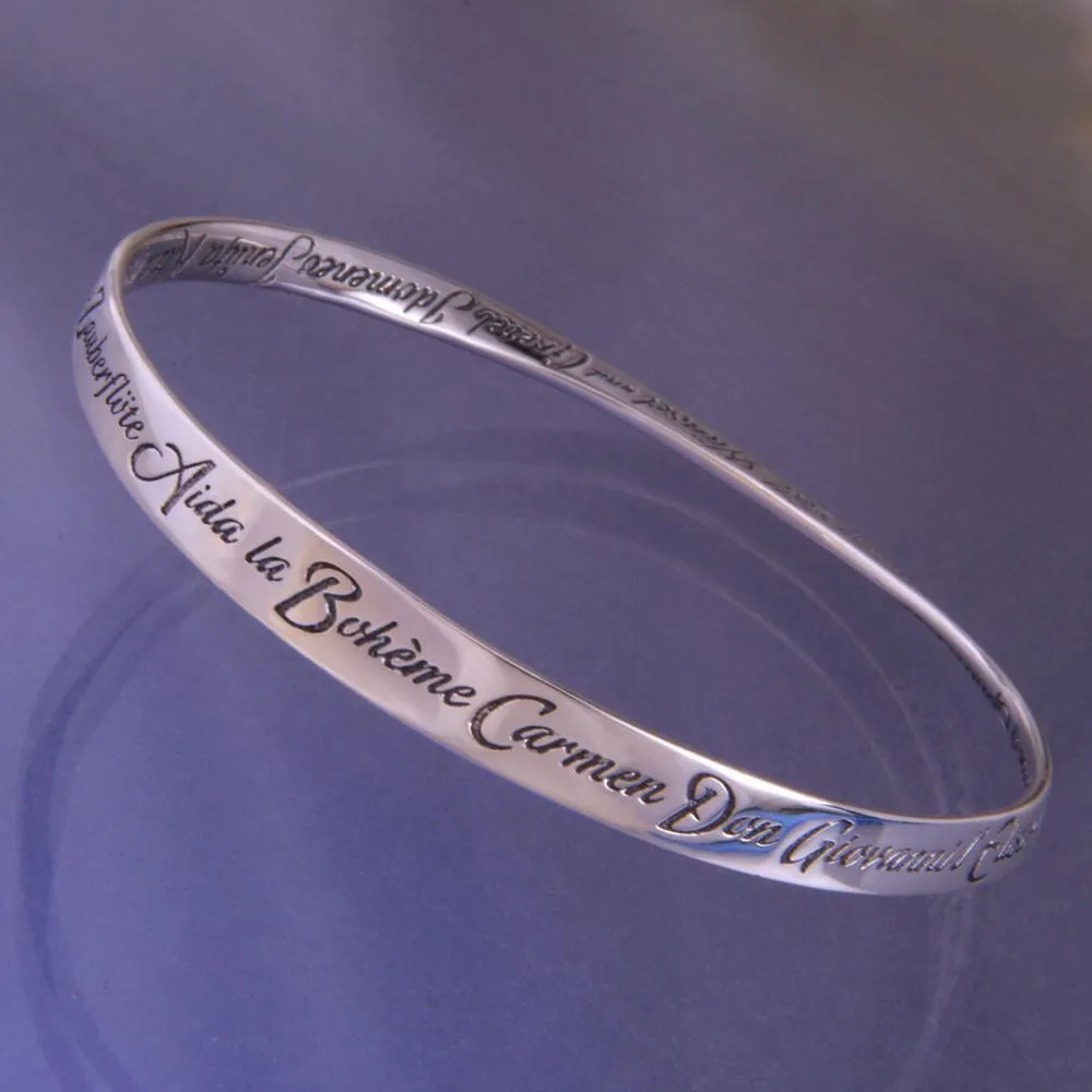 A-Z Of Operas Bracelet