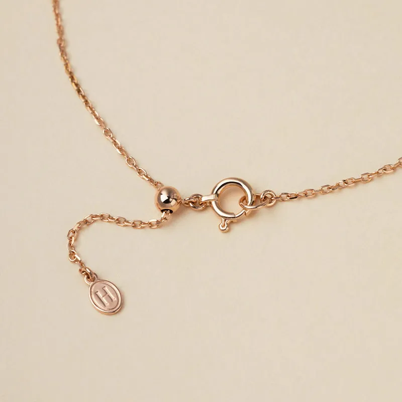 Akoya Pearl 18k Gold Camellia Design Diamonds Bracelet
