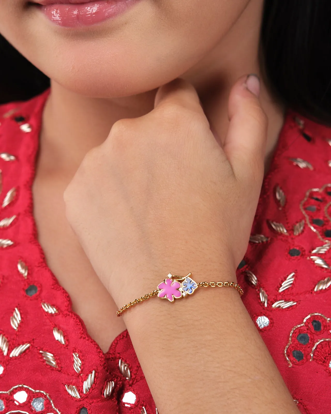 Alisha Flory Chain Bracelet for kids
