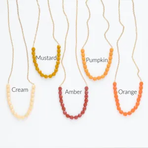 Amber Bead Necklace