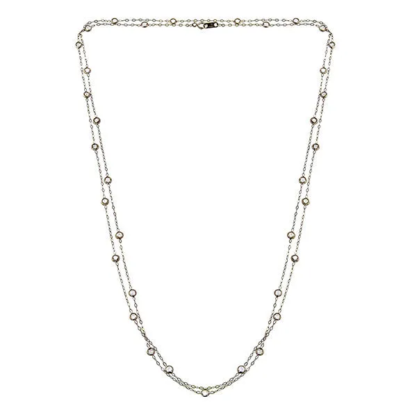 Antique Old European Diamond Necklace