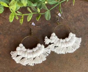 Antonia Macrame Earrings