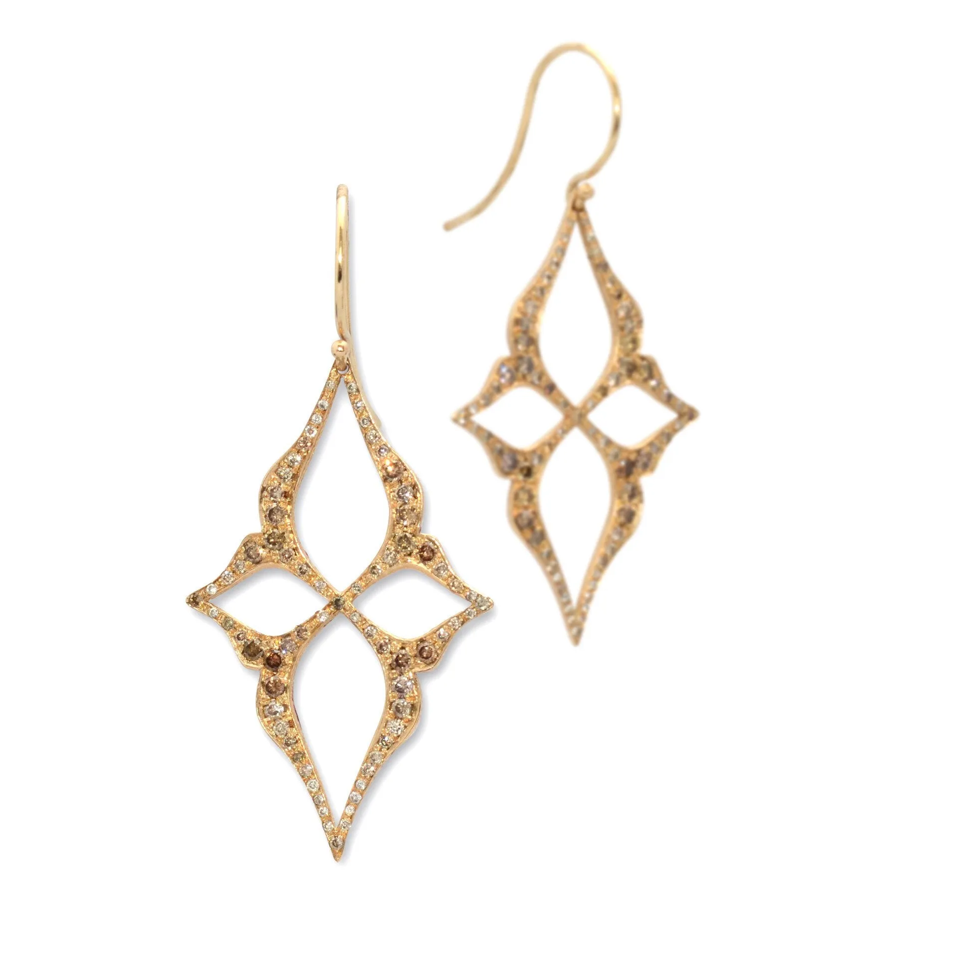 arabesque star earrings