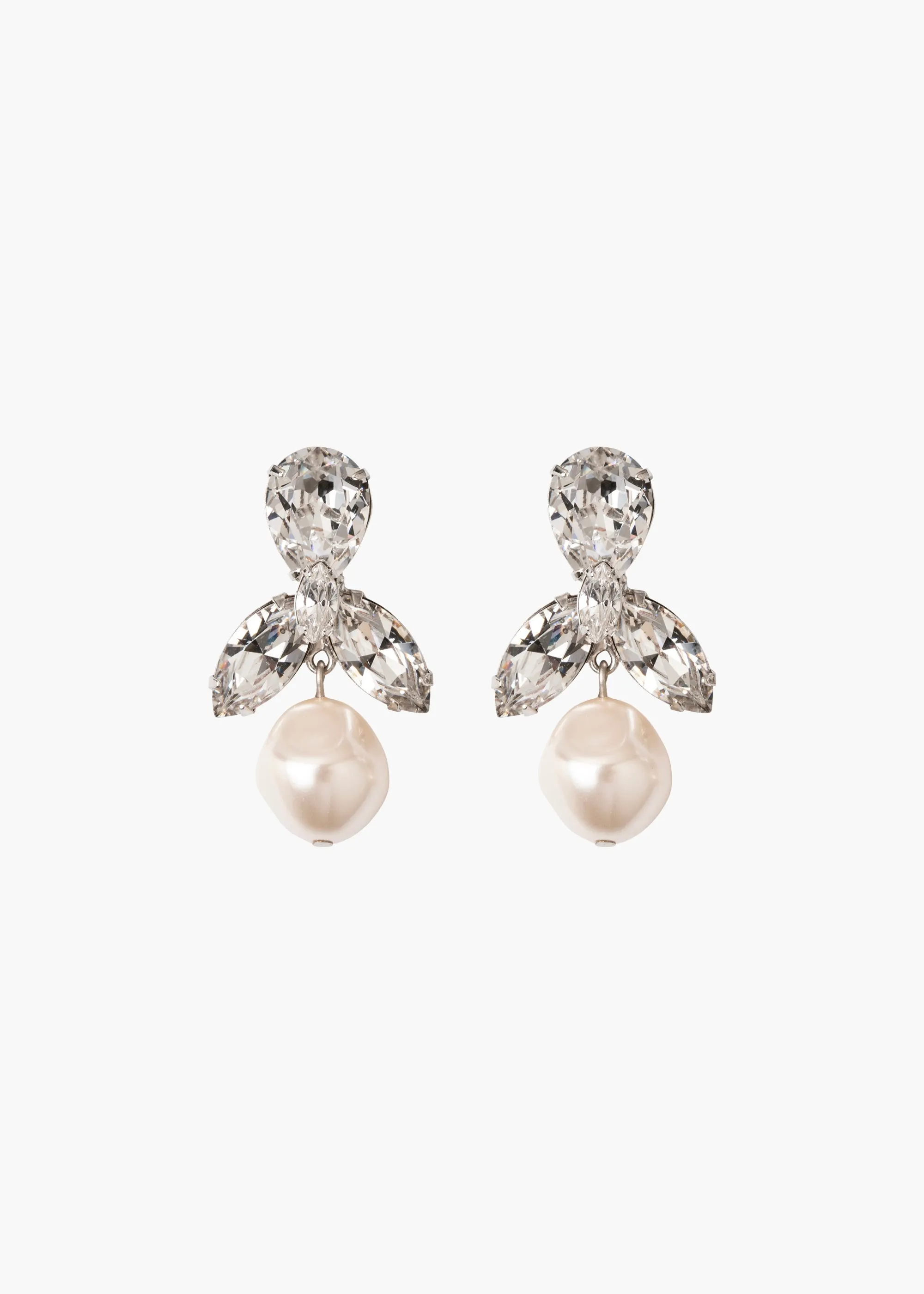 Aren Earrings -- Crystal