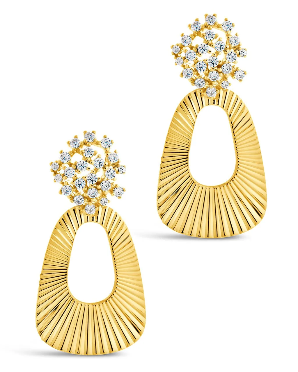 Ariana CZ Statement Drop Earrings