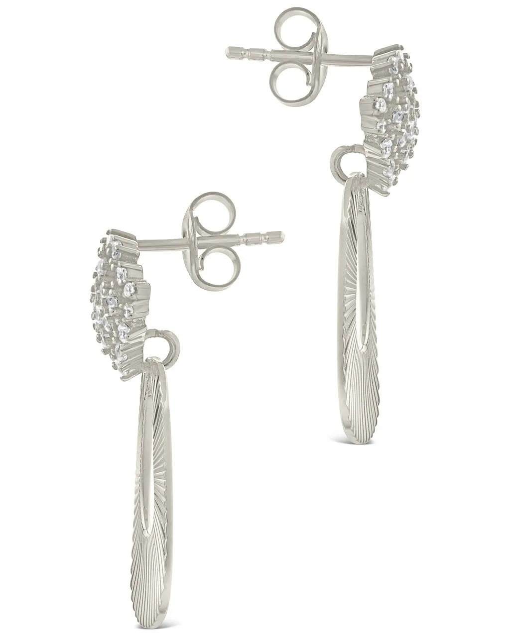 Ariana CZ Statement Drop Earrings