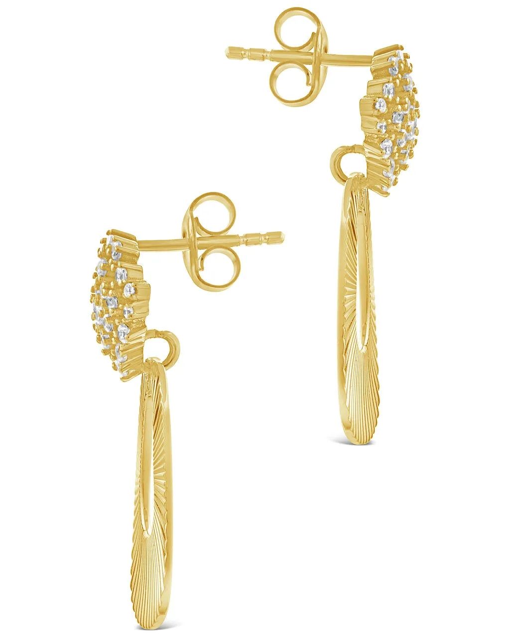 Ariana CZ Statement Drop Earrings