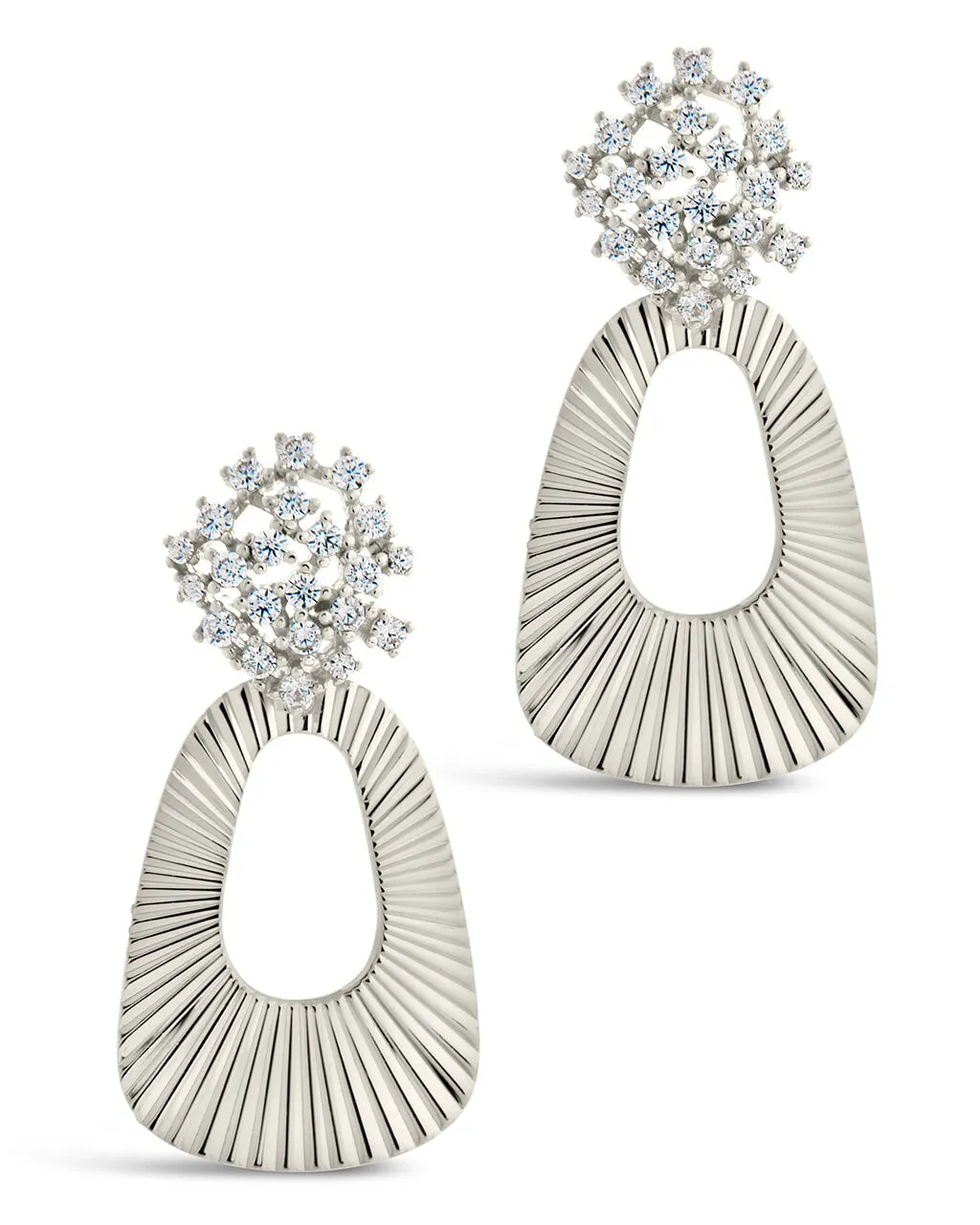 Ariana CZ Statement Drop Earrings