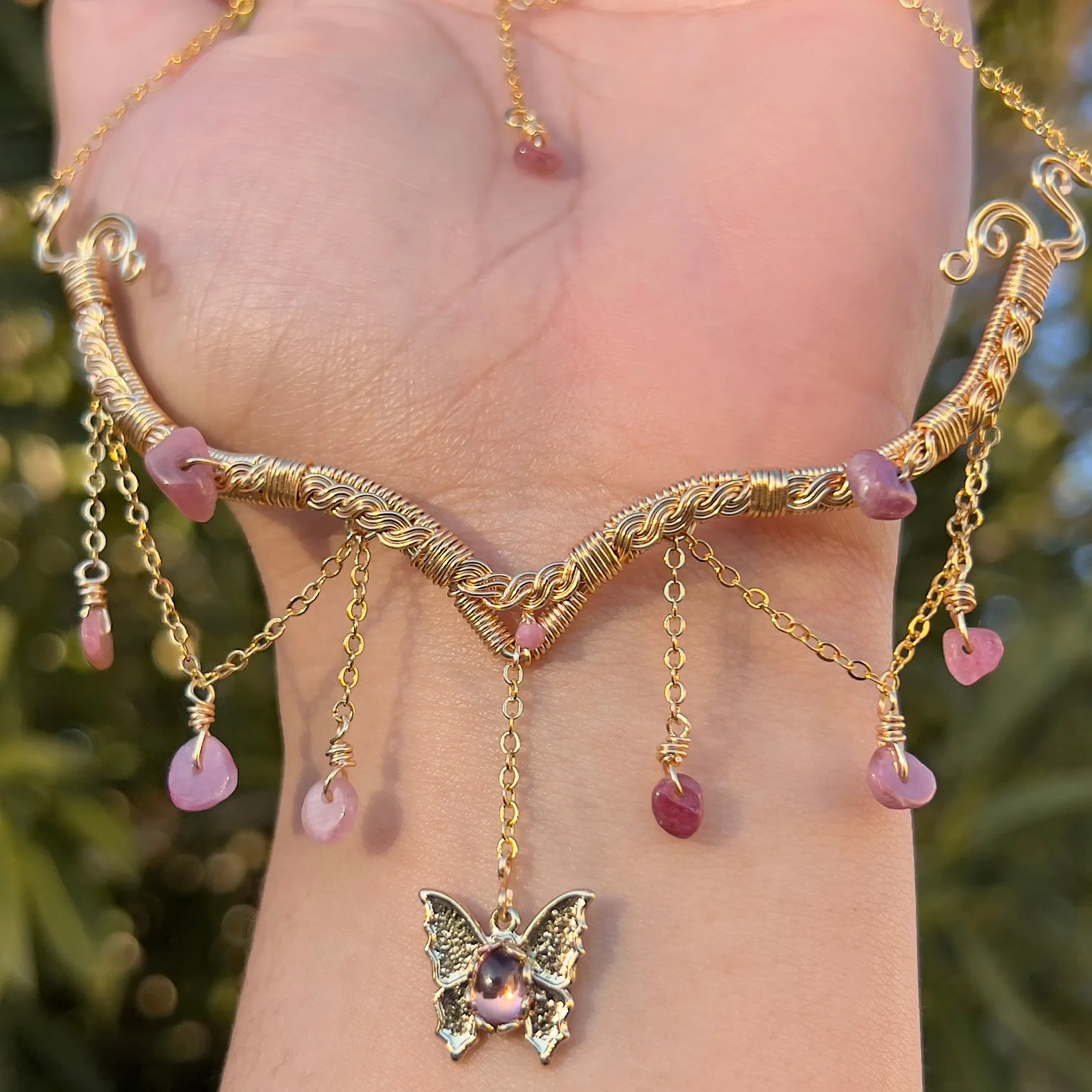 Astraea Mariposa in Pink Tourmaline✵