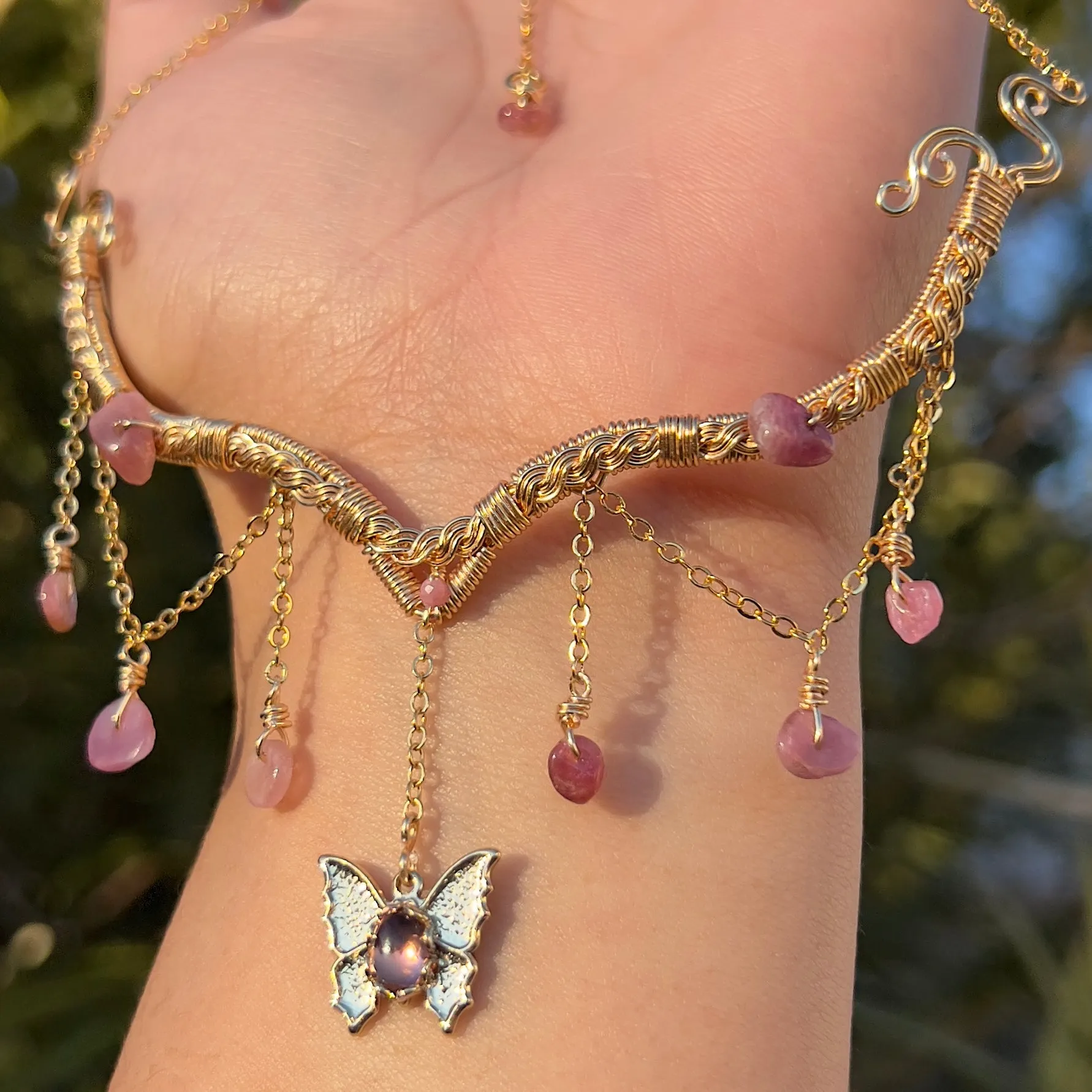 Astraea Mariposa in Pink Tourmaline✵