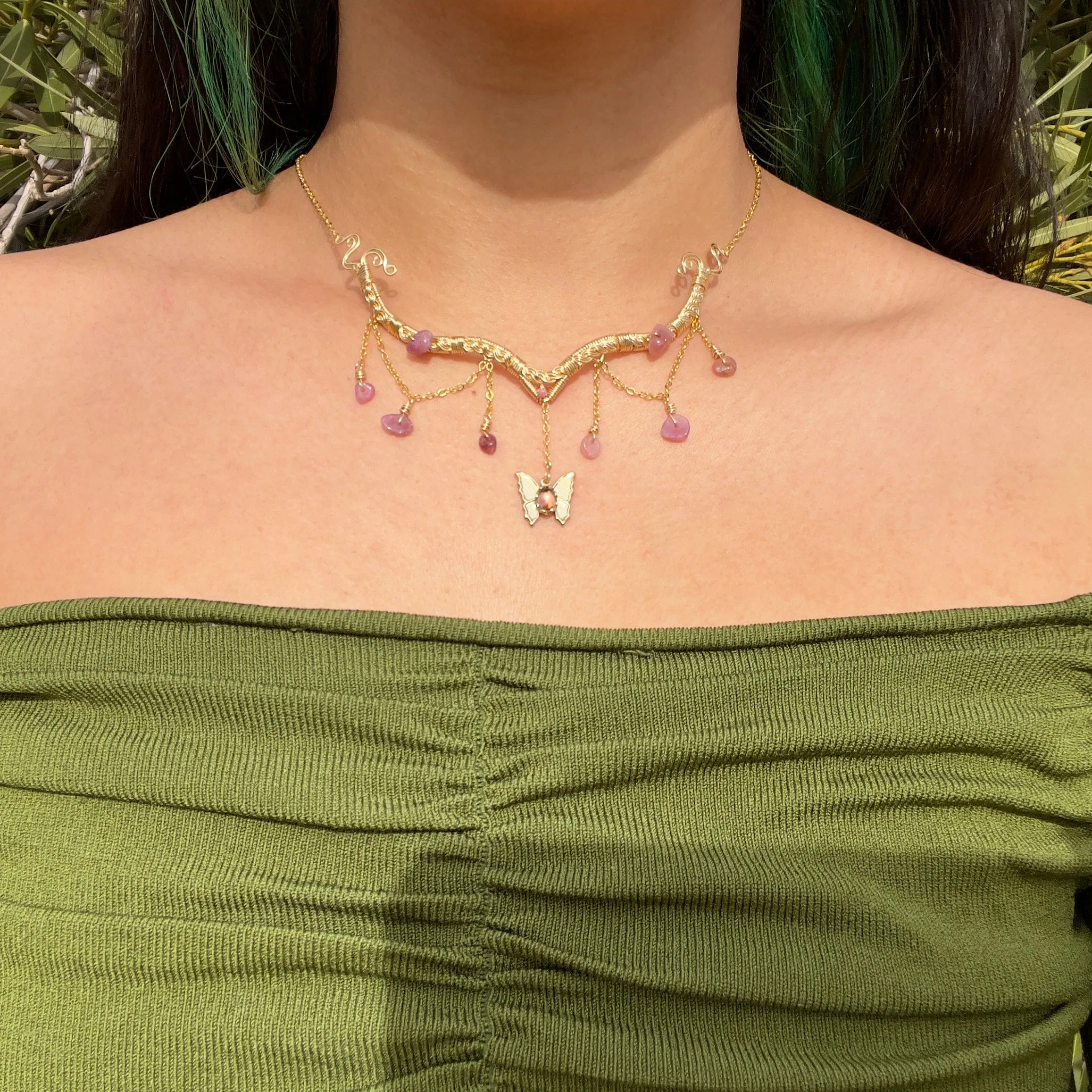 Astraea Mariposa in Pink Tourmaline✵