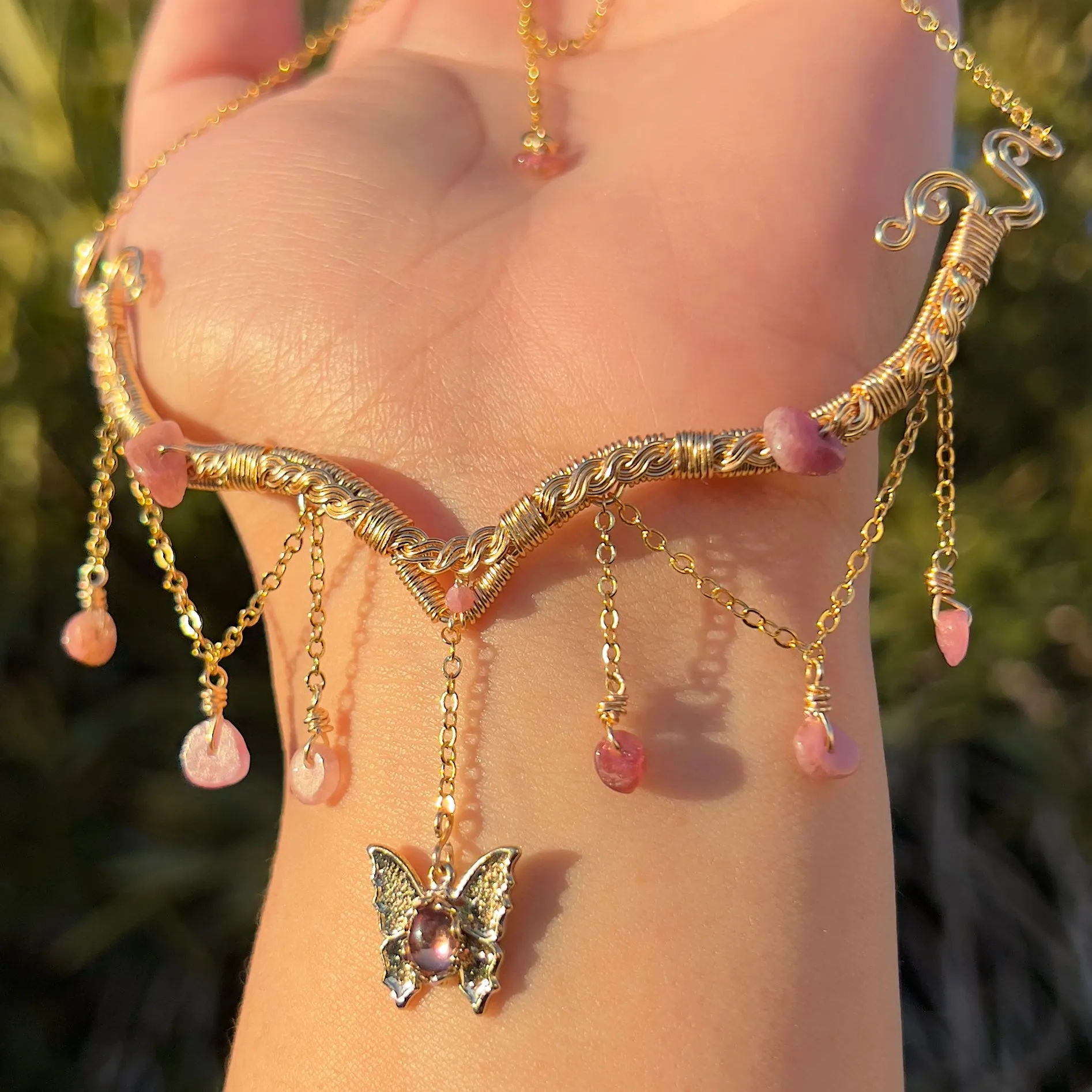 Astraea Mariposa in Pink Tourmaline✵