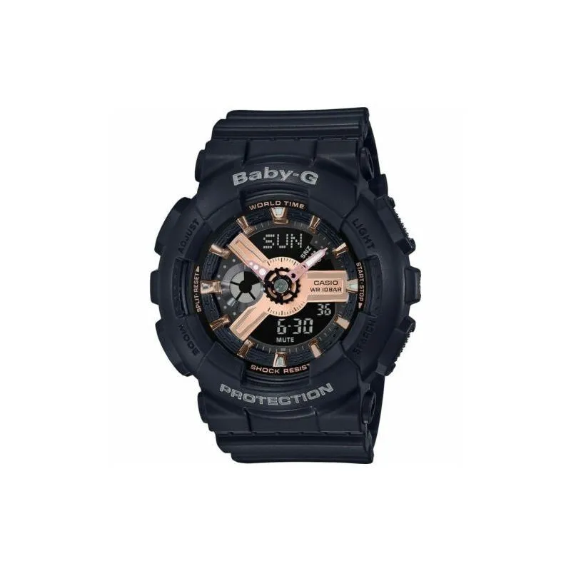 Baby G Duo Rose Gold Accent BA110RG-1A