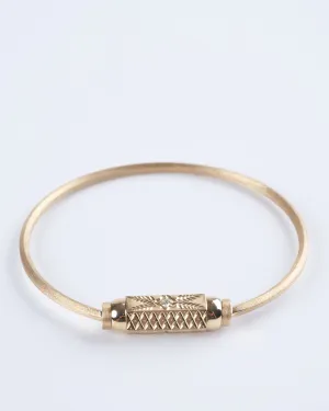 baby locket twist - 9k gold