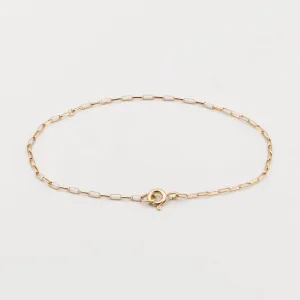 Baby Paperclip Chain Bracelet