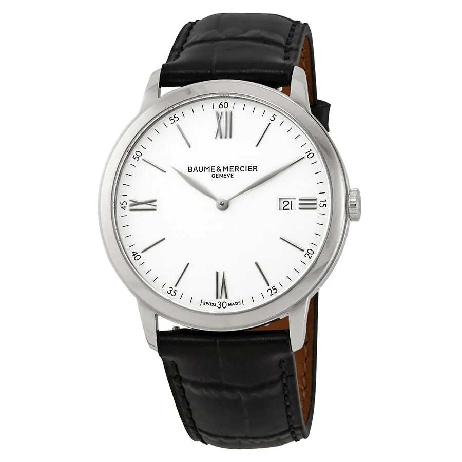 Baume et Mercier Classima White Dial 40mm Men's Watch 10323