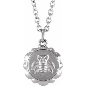 Bee Medallion 16-18" Necklace 87478