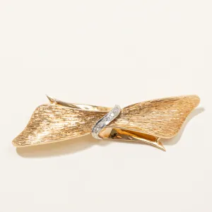 Birks' Diamond Bow Brooch | 0.05ctw |