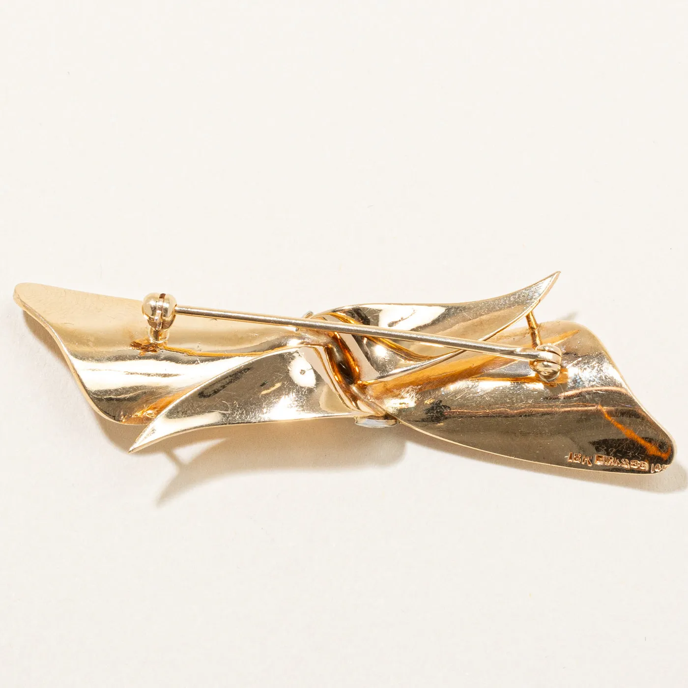 Birks' Diamond Bow Brooch | 0.05ctw |