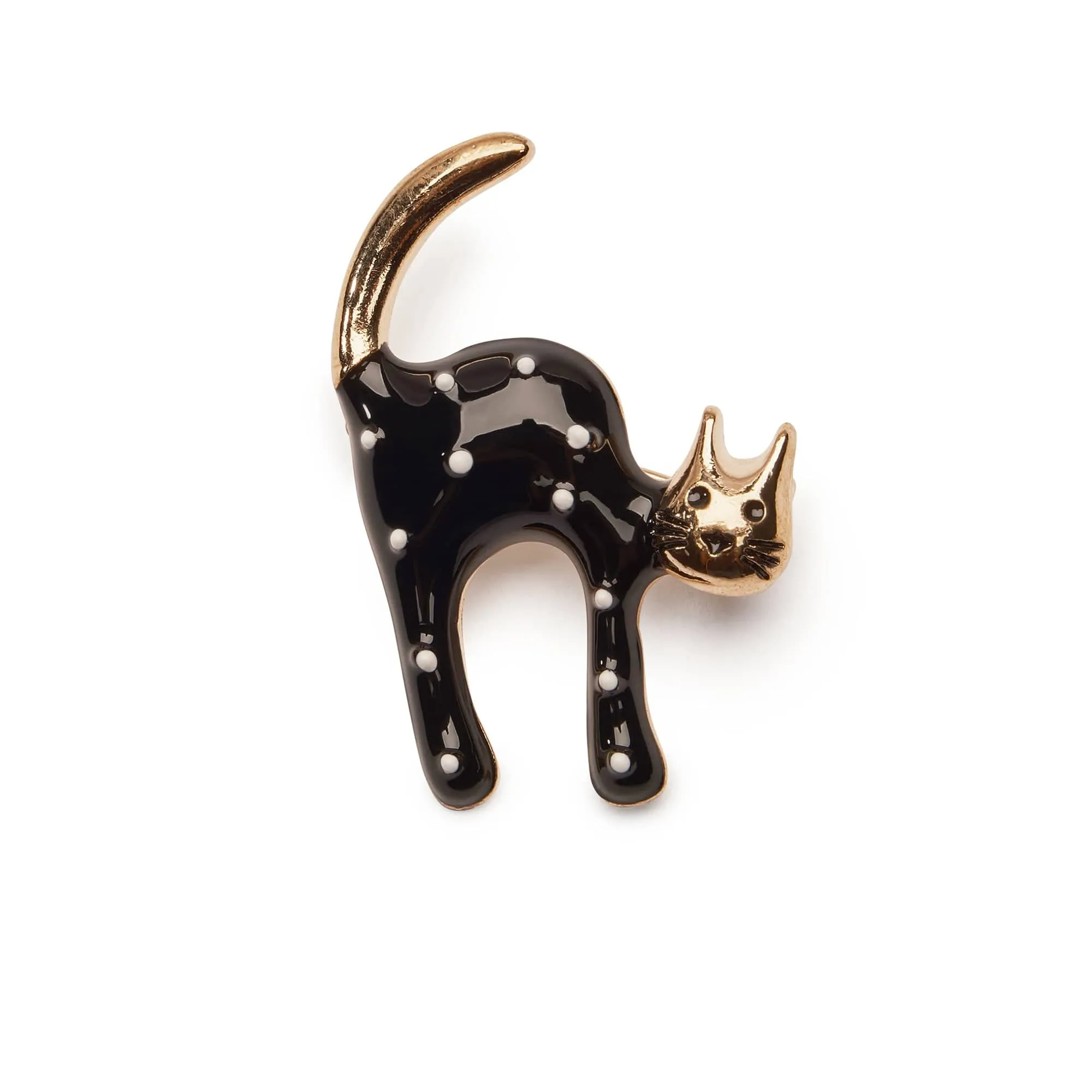Black Cat Brooch: Vintage Brooch for cat lover