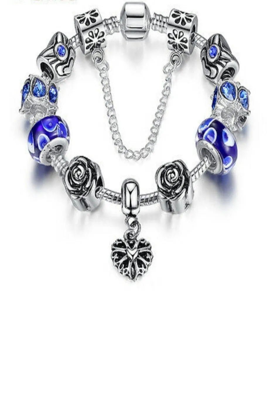 Blue Lagoon Charm Bracelet