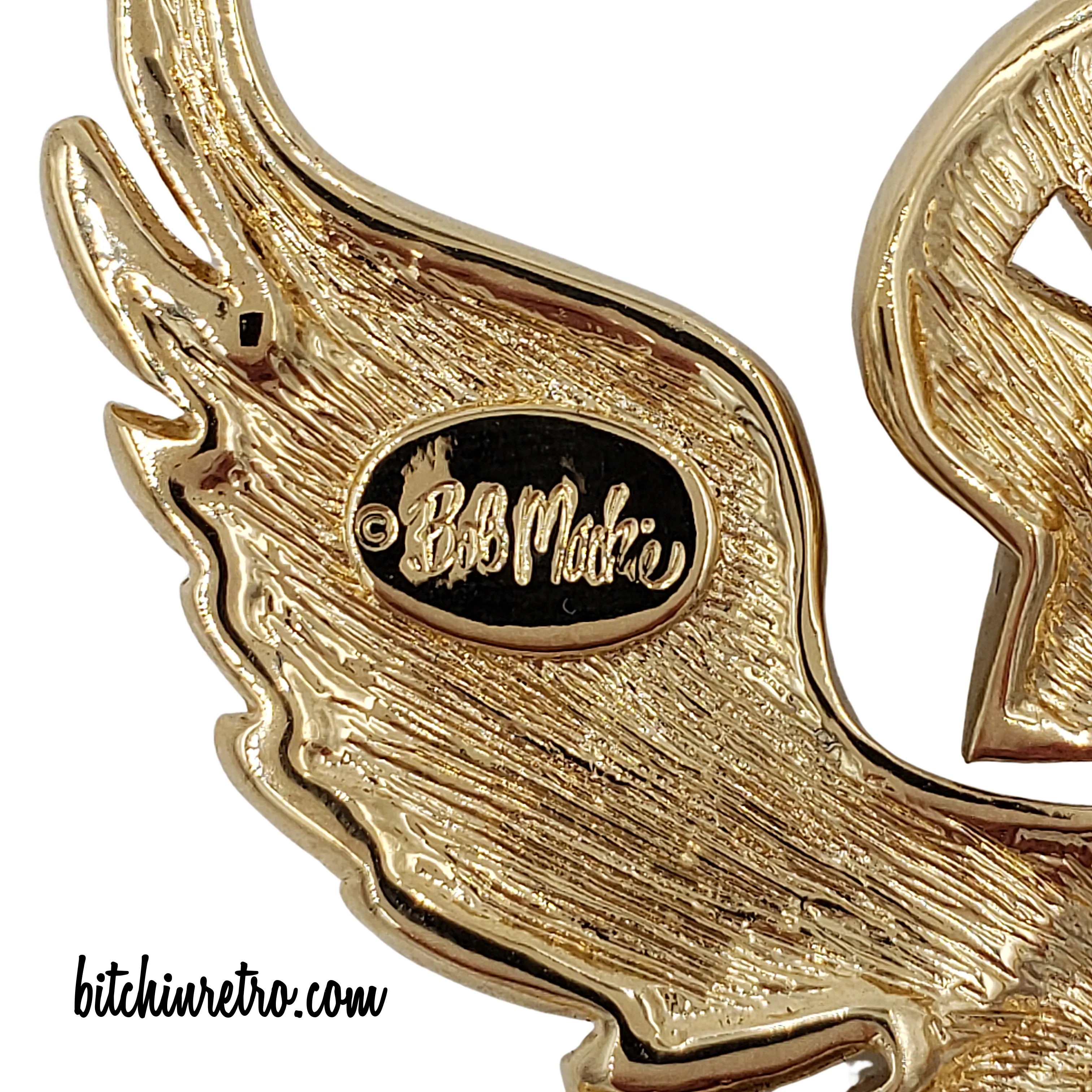 Bob Mackie Vintage Angel Mosaic Brooch