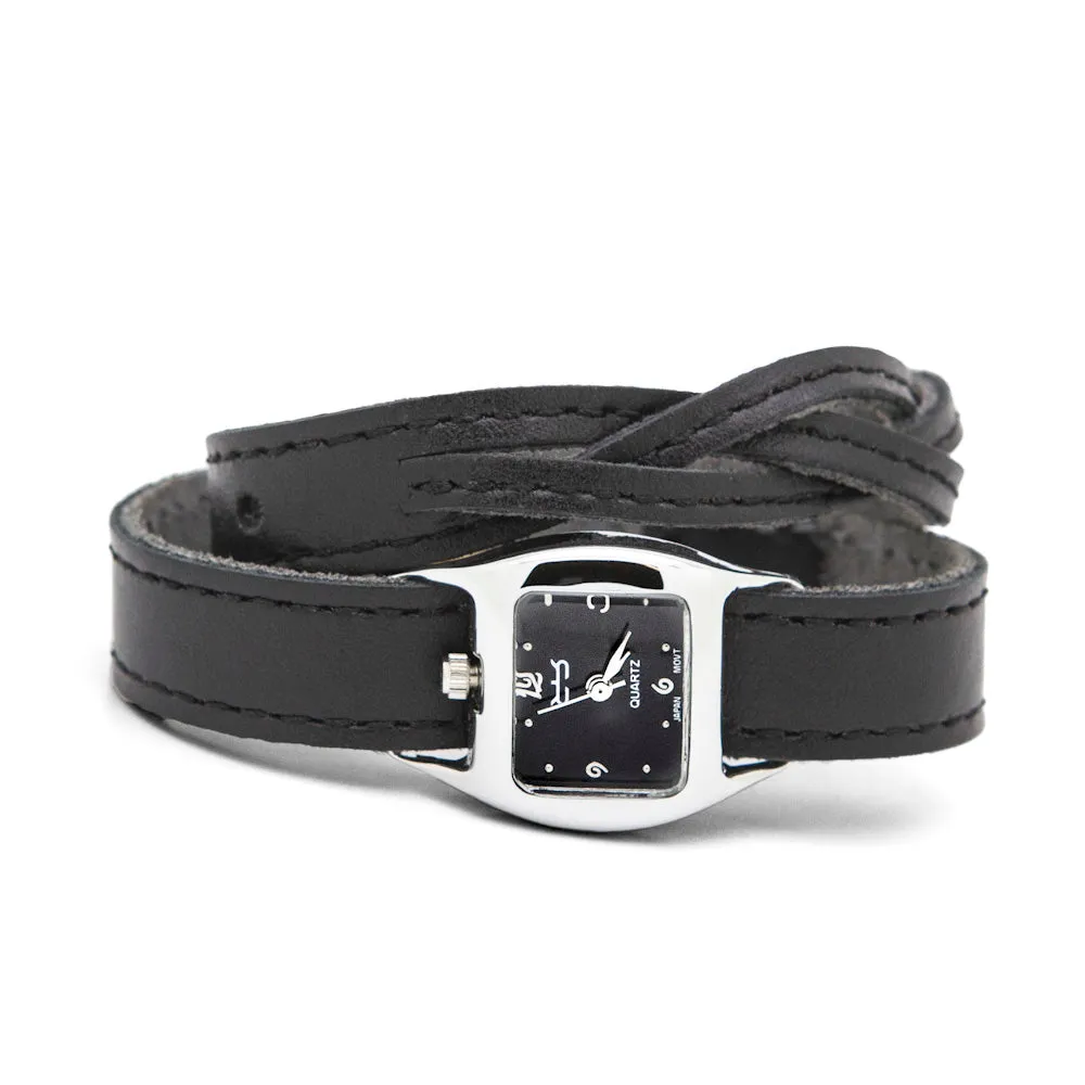 Braided TWIST Watch – Black