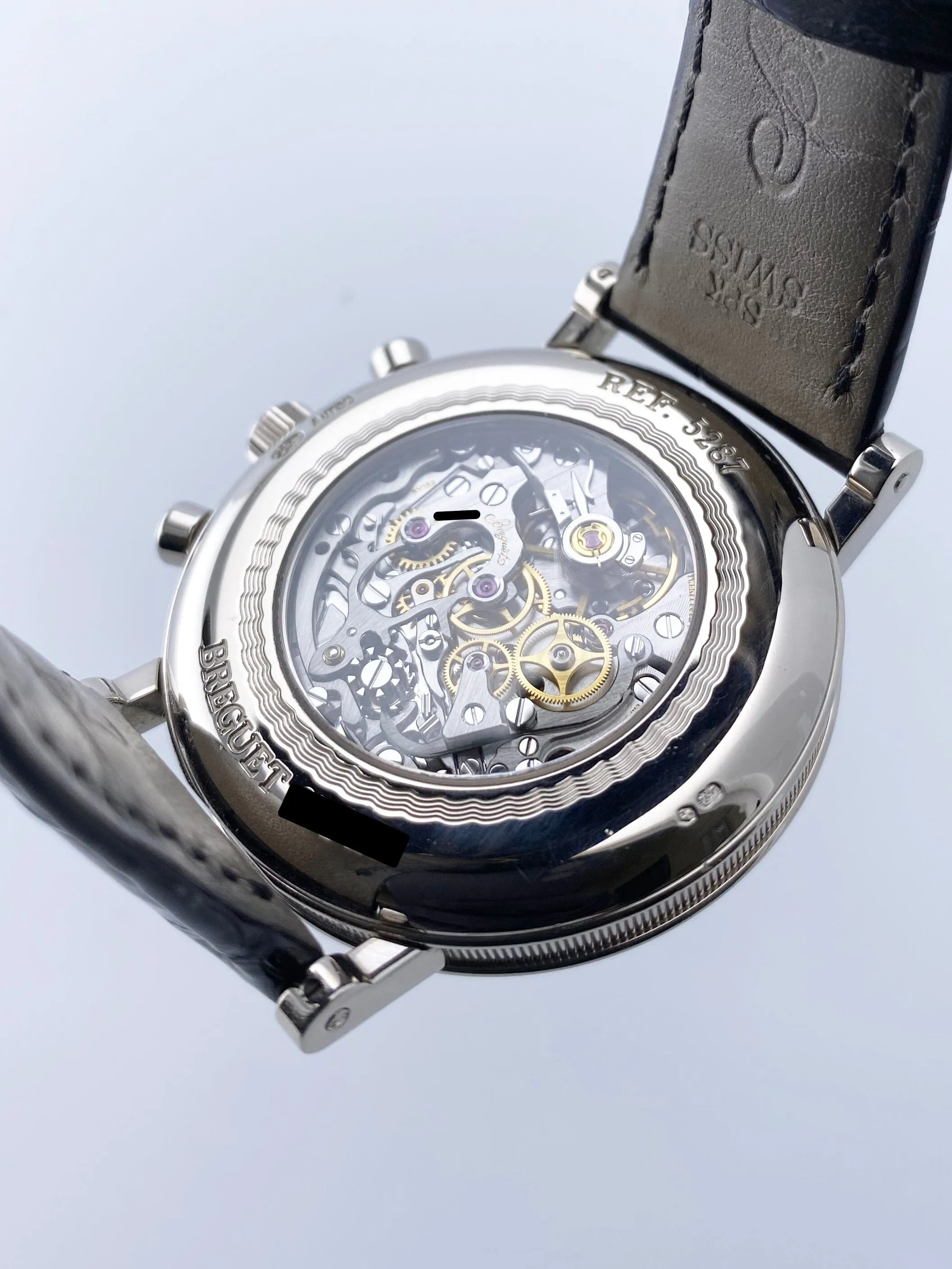 Breguet Classique 5287 Chronograph White Gold Mens Watch Box Papers