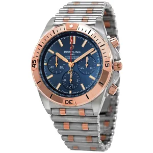 Breitling Chronomat B01 42 Chronograph Automatic Blue Dial Men's Watch UB0134101C1U1
