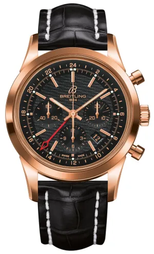 Breitling Transocean Chronograph GMT Black Dial BWatch RB045112-BC68SS RB045112-BC68-743P-R20BA.1