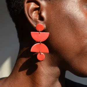Brick By Brick Statement Earrings