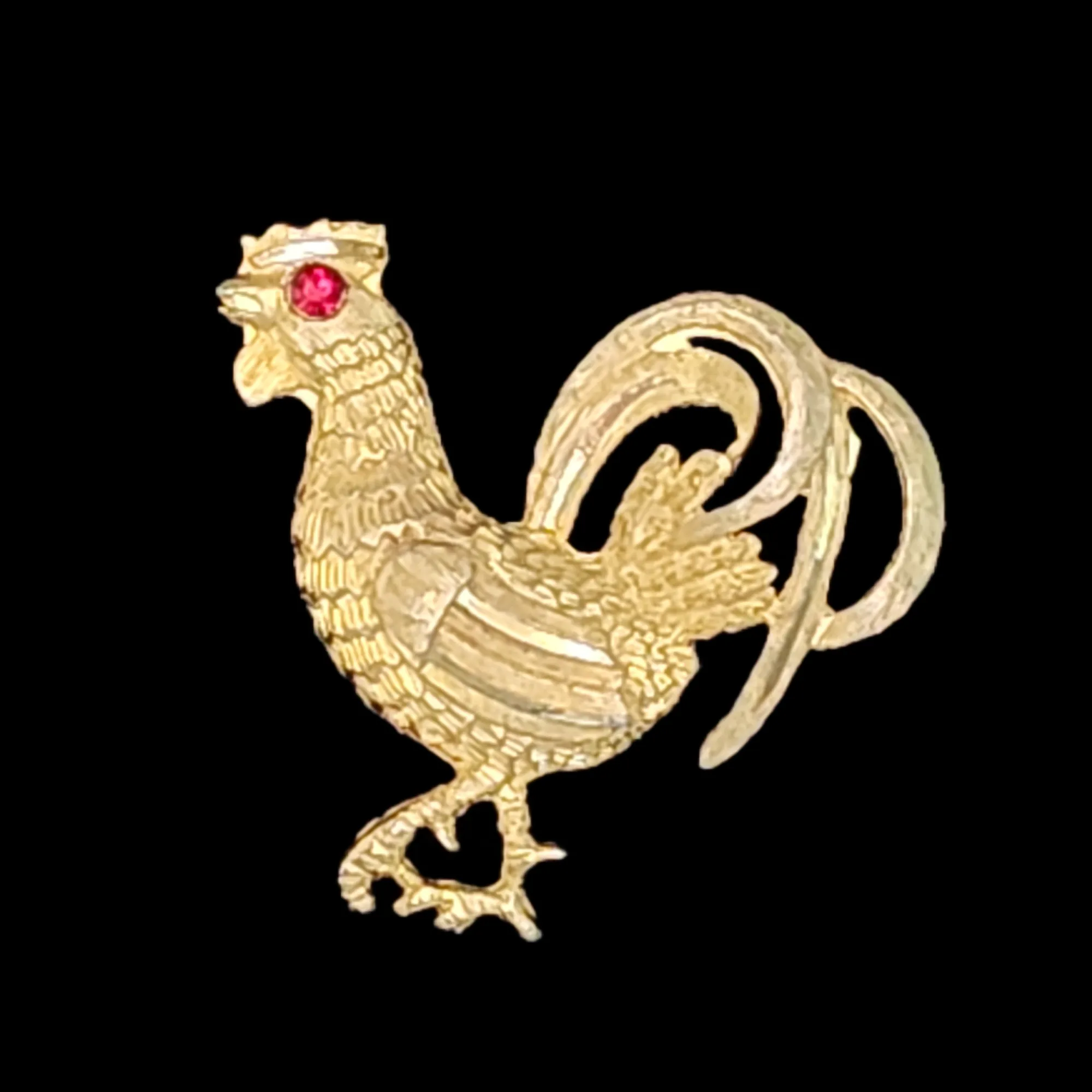 BSK Vintage Rooster Brooch