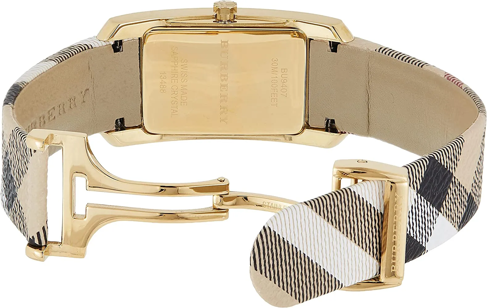 Burberry Pioneer Gold Dial Women's Watch BU9407