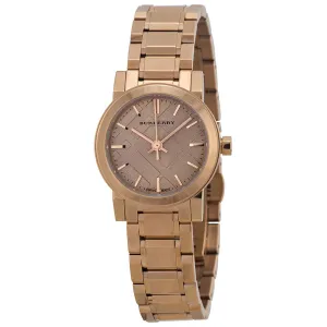 Burberry The City Petite Nude Dial Rose Gold-tone Ladies Watch BU9228