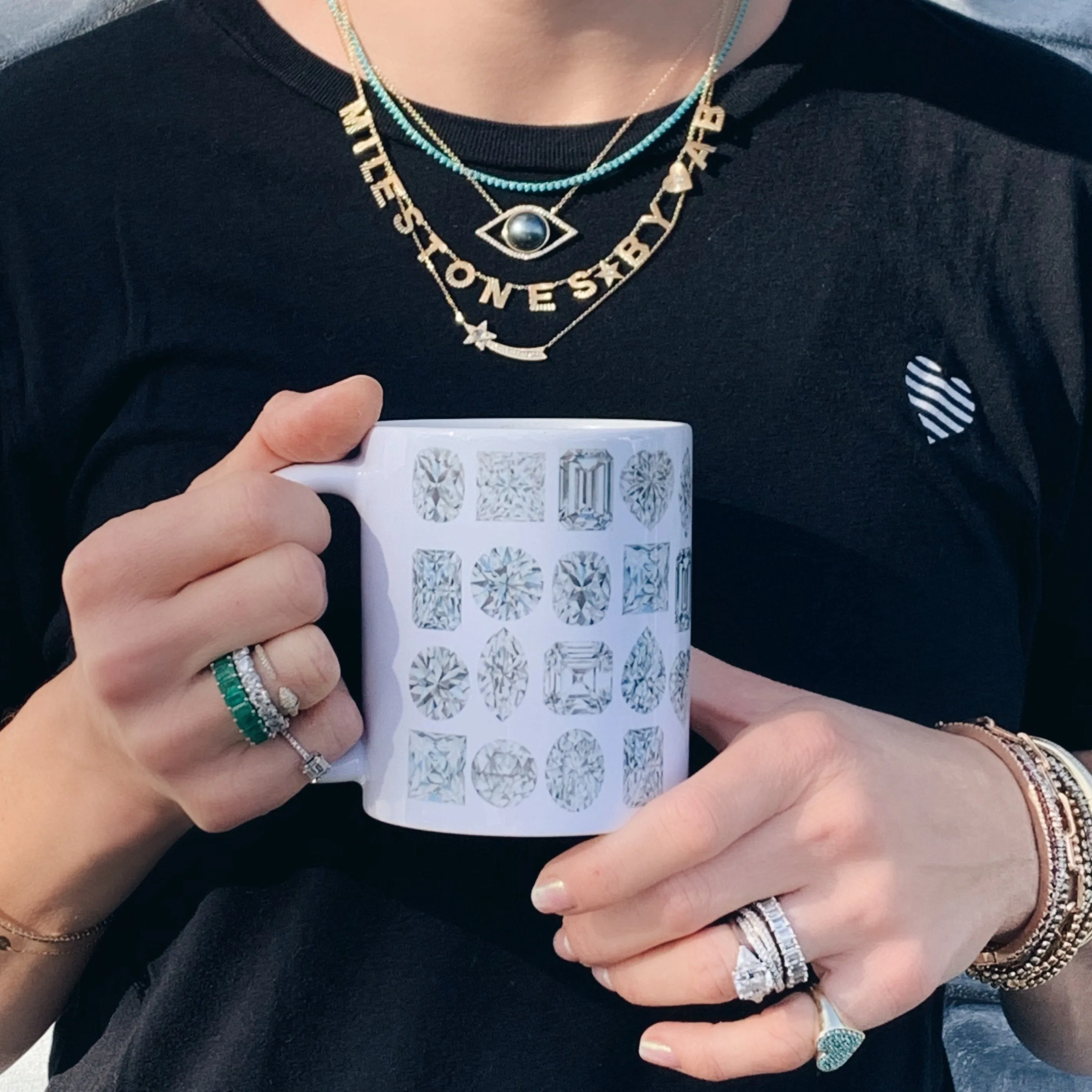 Butterflies & Bugs Vintage Brooches Coffee Mug