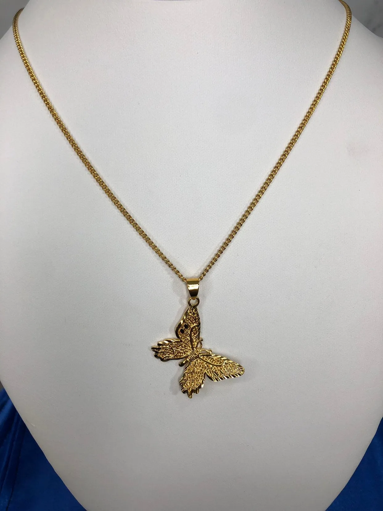 butterfly necklace  18k gold plated  Small Charm Butterfly Pendant Necklaces,butterfly necklace, butterfly charm,butterfly jewelry