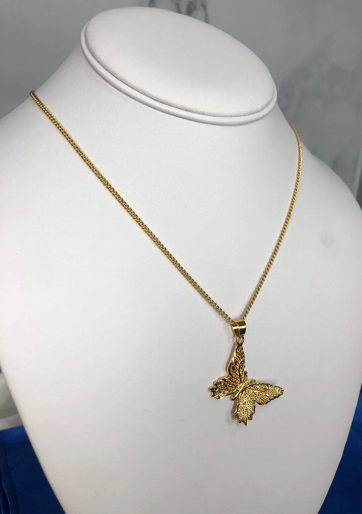 butterfly necklace  18k gold plated  Small Charm Butterfly Pendant Necklaces,butterfly necklace, butterfly charm,butterfly jewelry