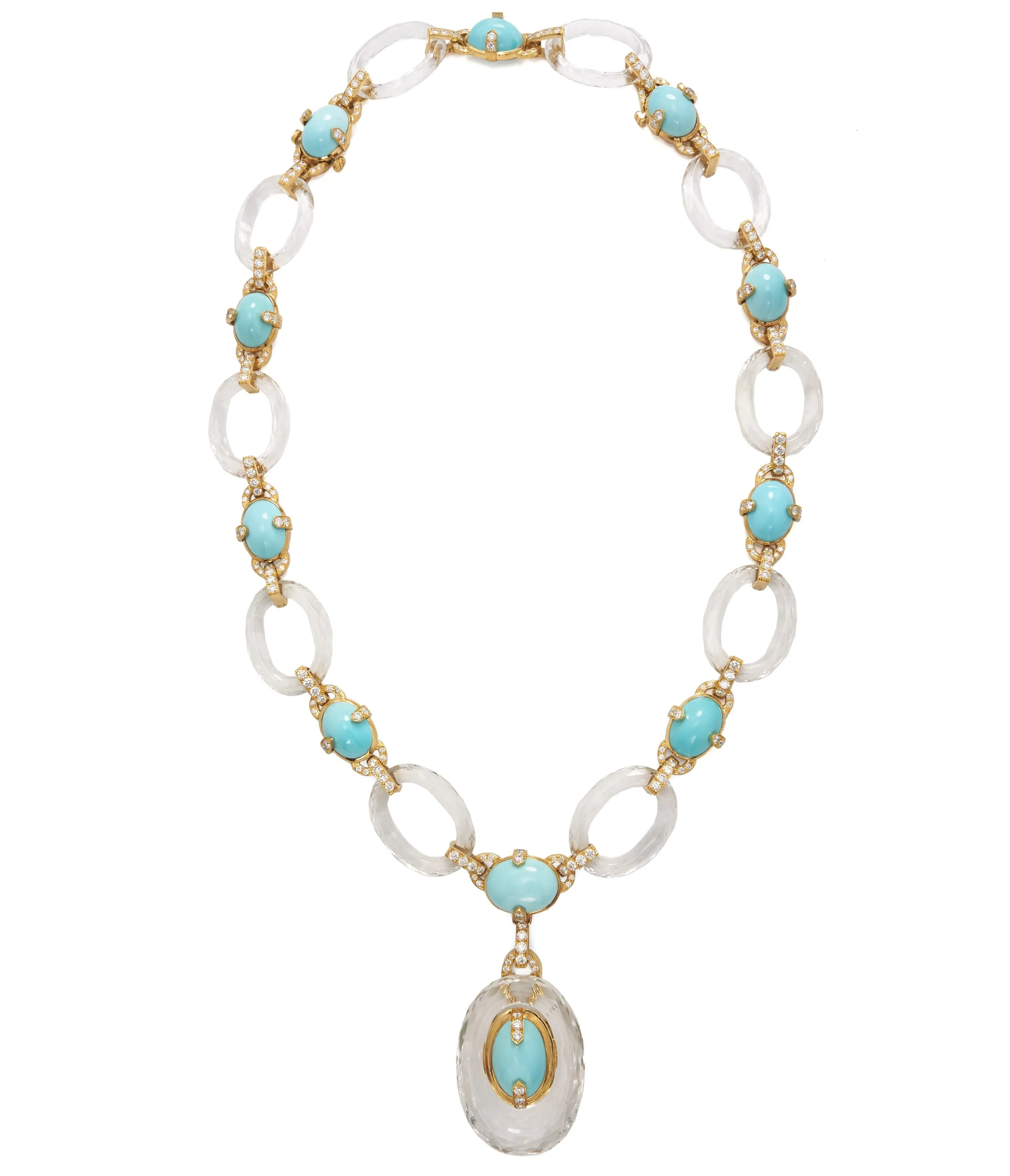 Cabochon Turquoise Necklace
